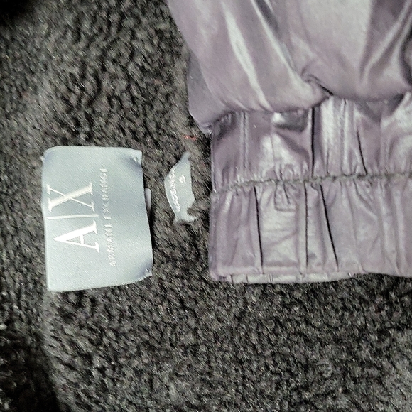 Armani Exchange Fleece Lined Bomber Jacket - Picture 2 of 9